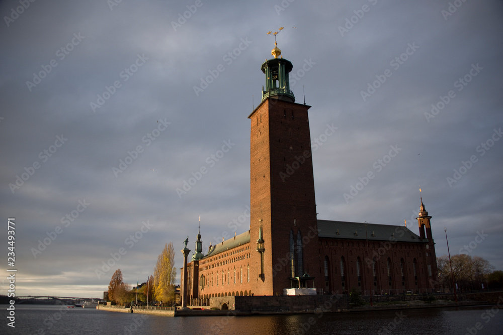 Stockholm Town City Hall, place for Nobel Price dinner