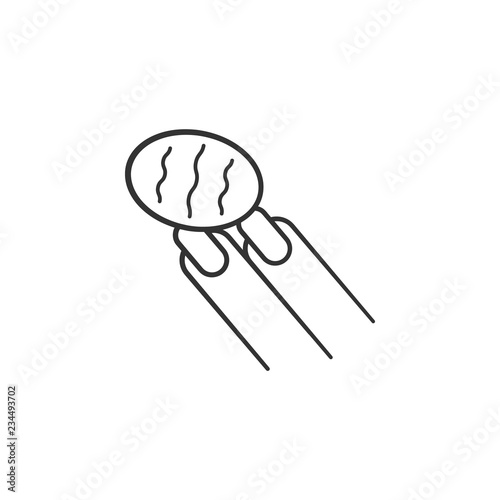 Sign Cleaning nail polish icon. Element of woman makeup icon for mobile concept and web apps. Detailed Sign Cleaning nail polish icon can be used for web and mobile