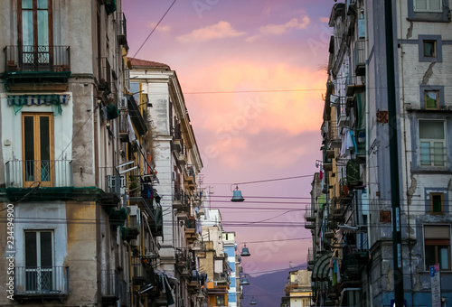 Street in Naples Italy © rusty elliott