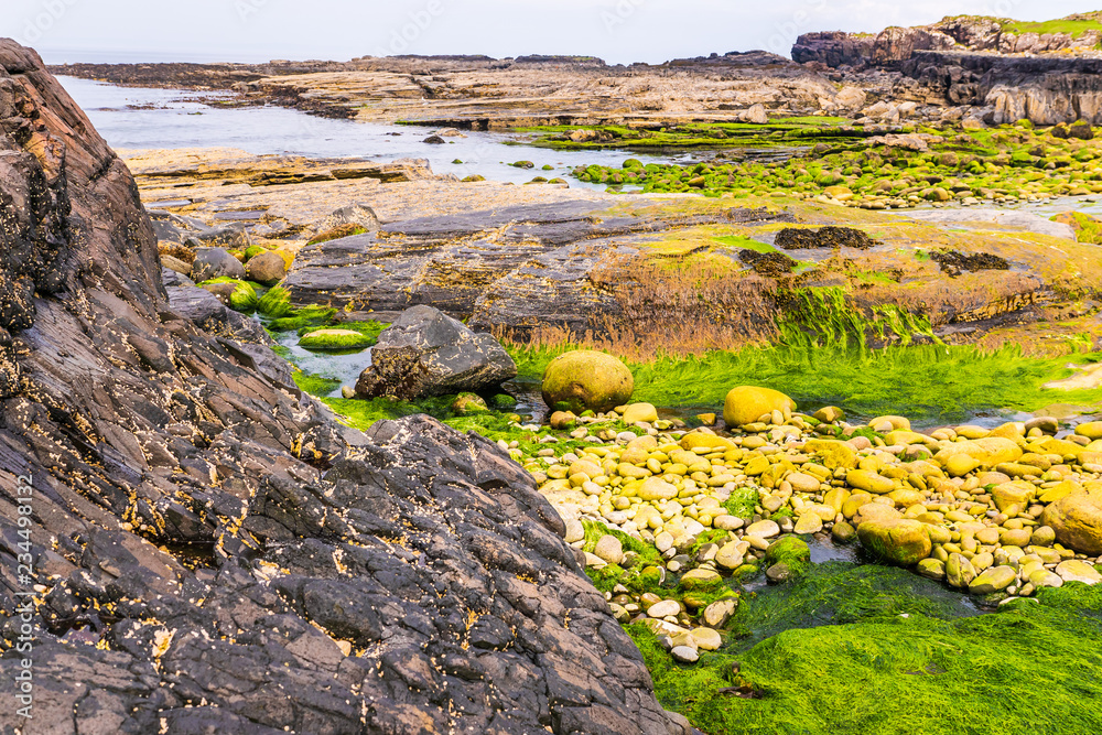 Amazing stone beaches at Brothers Point, Isle of Skye, Highlands, Scotland Amazing stone beaches at Brothers Point, Isle of Skye, Highlands, Scotland