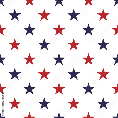 seamless stars pattern vector