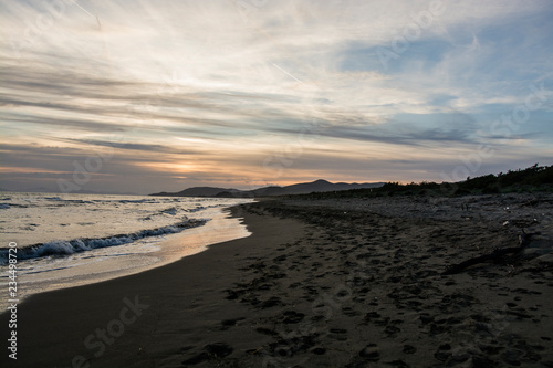 Wallpaper Mural Castiglione della Pescaia Tuscany, Italy - sunset on the beach Torontodigital.ca