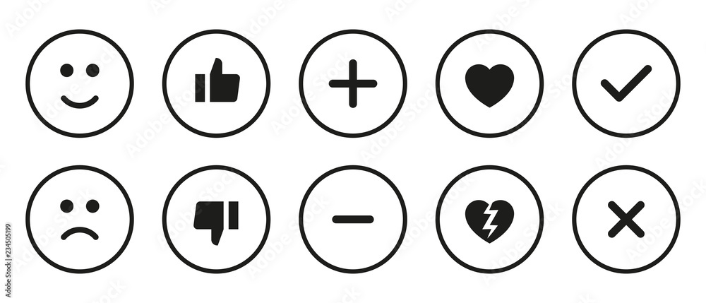 Like/Dislike Icons Like/Dislike Icons