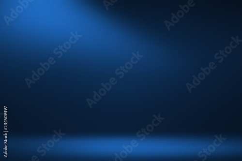 Product showcase spotlight background. Clean photographer studio. Light from the top.