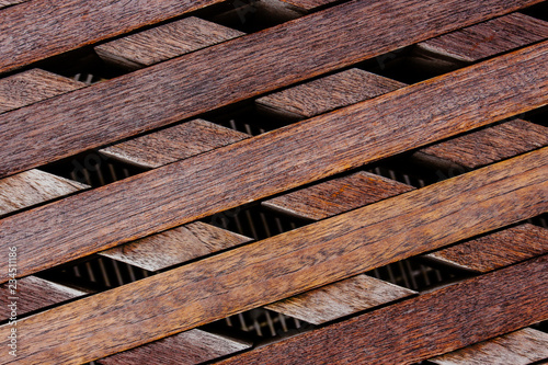 Texture of an wooden bench 