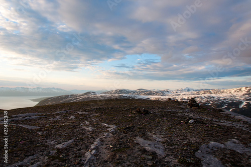 Mountain plateau over Tromsø
