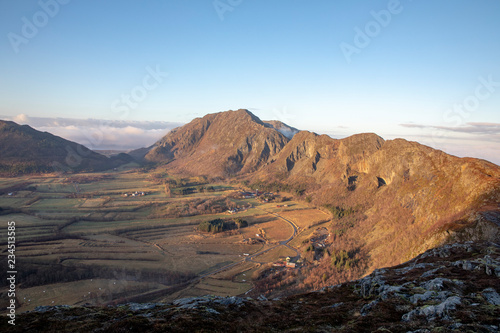 Autumn in the Brønnøy mountains, Nordland county