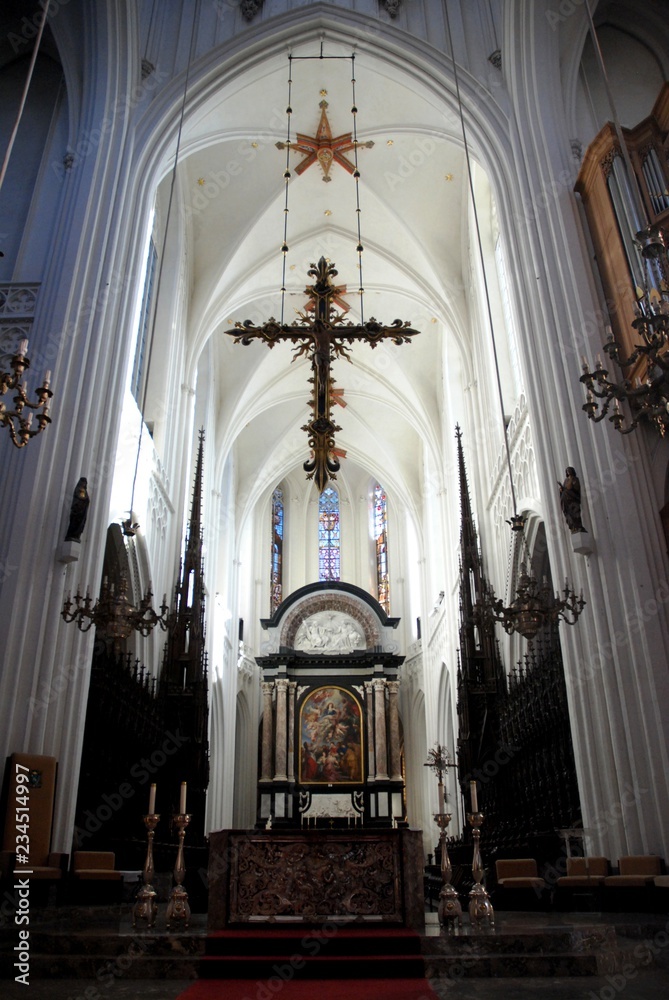 Fototapeta premium Cathédrale Notre-Dame d’Anvers (Belgique) 