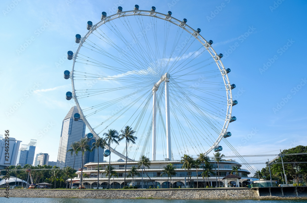 Singapore flyer, ferris wheel