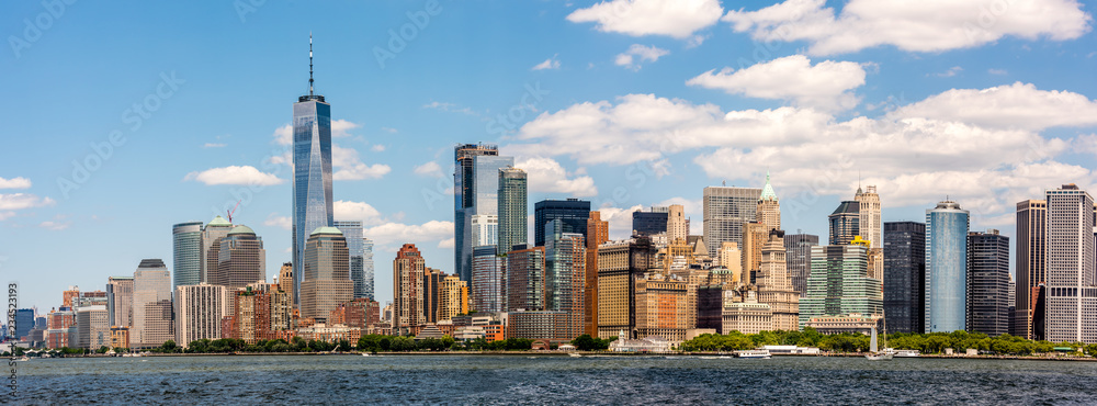 Panoramic of the New York City Skyline