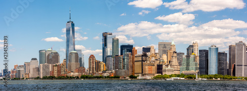 Panoramic of the New York City Skyline © Matt