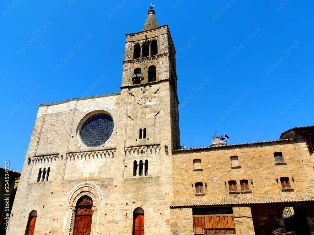Church of San Michele in Bevagna, Umbria-Italy.