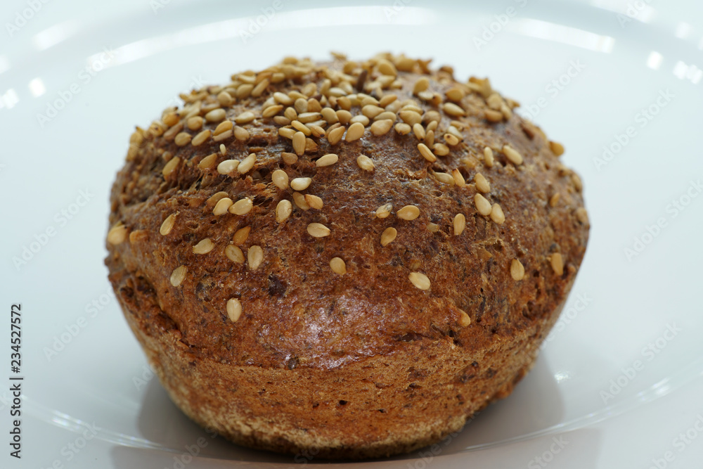 Homemade bread rolls also called rolls made from wholegrain whole-grain ingredients Homemade bread rolls also called rolls made from wholegrain whole-grain ingredients