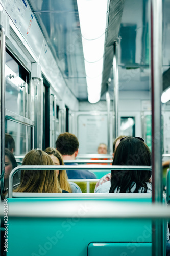 Photography people on the train