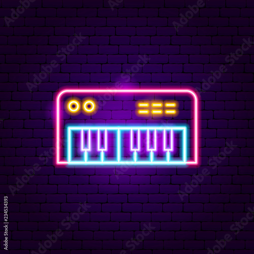 Synthesizer Neon Sign