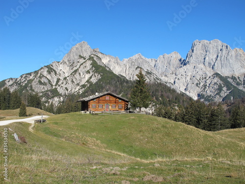 wandern in den bergen