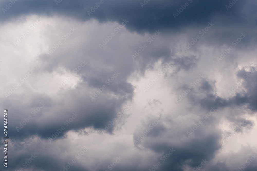 Dramatic sky with clouds