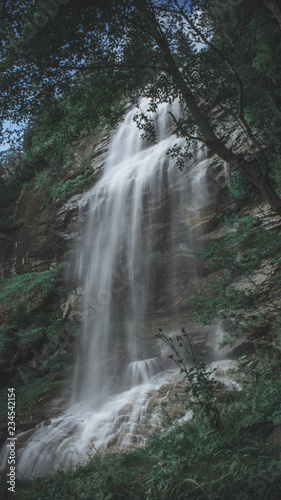 moody waterfall