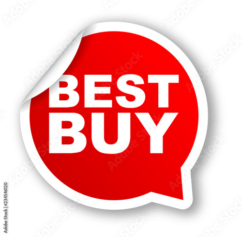 red vector banner best buy