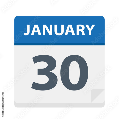 January 30 - Calendar Icon