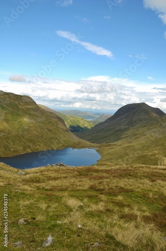Typical scenery of the lake district, United Kingdom