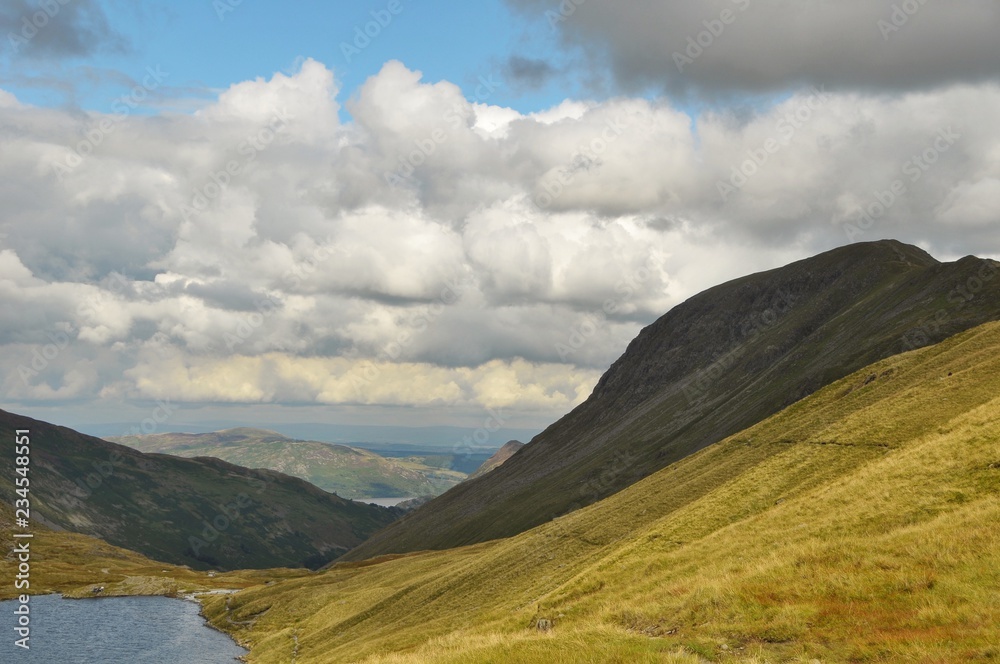 Typical scenery of the lake district, United Kingdom