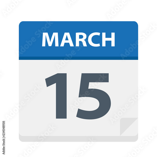 March 15 - Calendar Icon