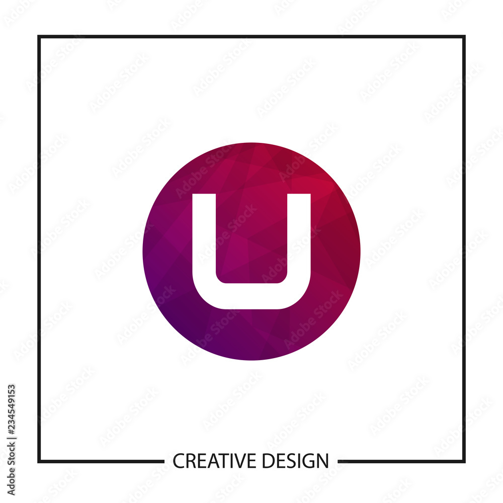 Initial Letter U Logo Template Vector Design Initial Letter U Logo Template Vector Design
