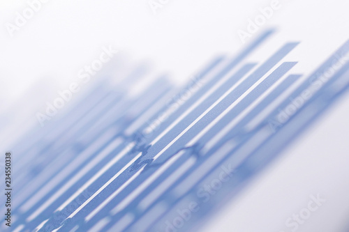 background image of business data on the Desk.