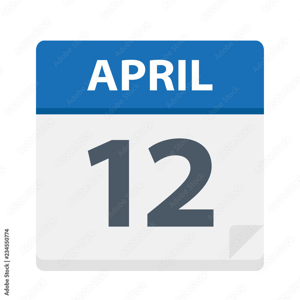 April 12 - Calendar Icon April 12 - Calendar Icon