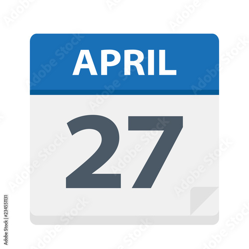 April 27 - Calendar Icon