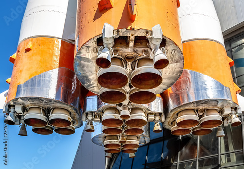 Space rocket engines of the russian spacecraft
