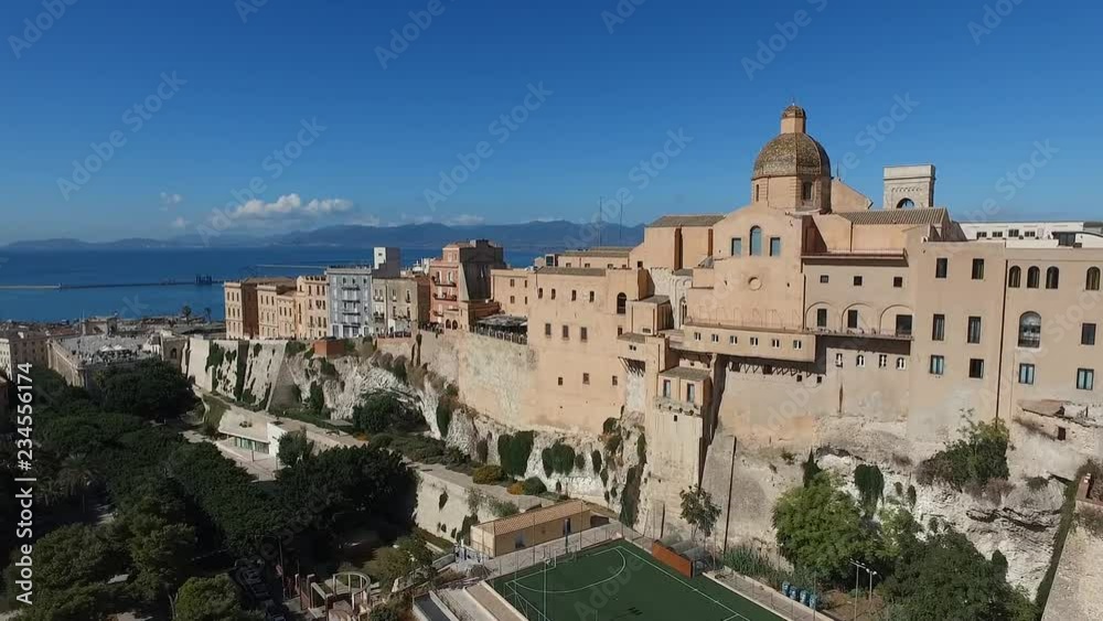 Panorama of Cagliari. aerial view on the capital of Sardinia Panorama of Cagliari. aerial view on the capital of Sardinia
