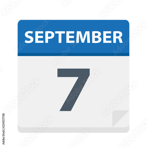 September 7 - Calendar Icon