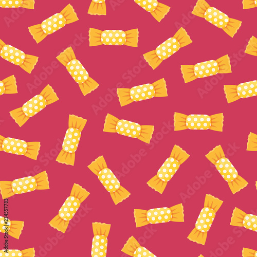 Comic style hard candy seamless pattern composition.