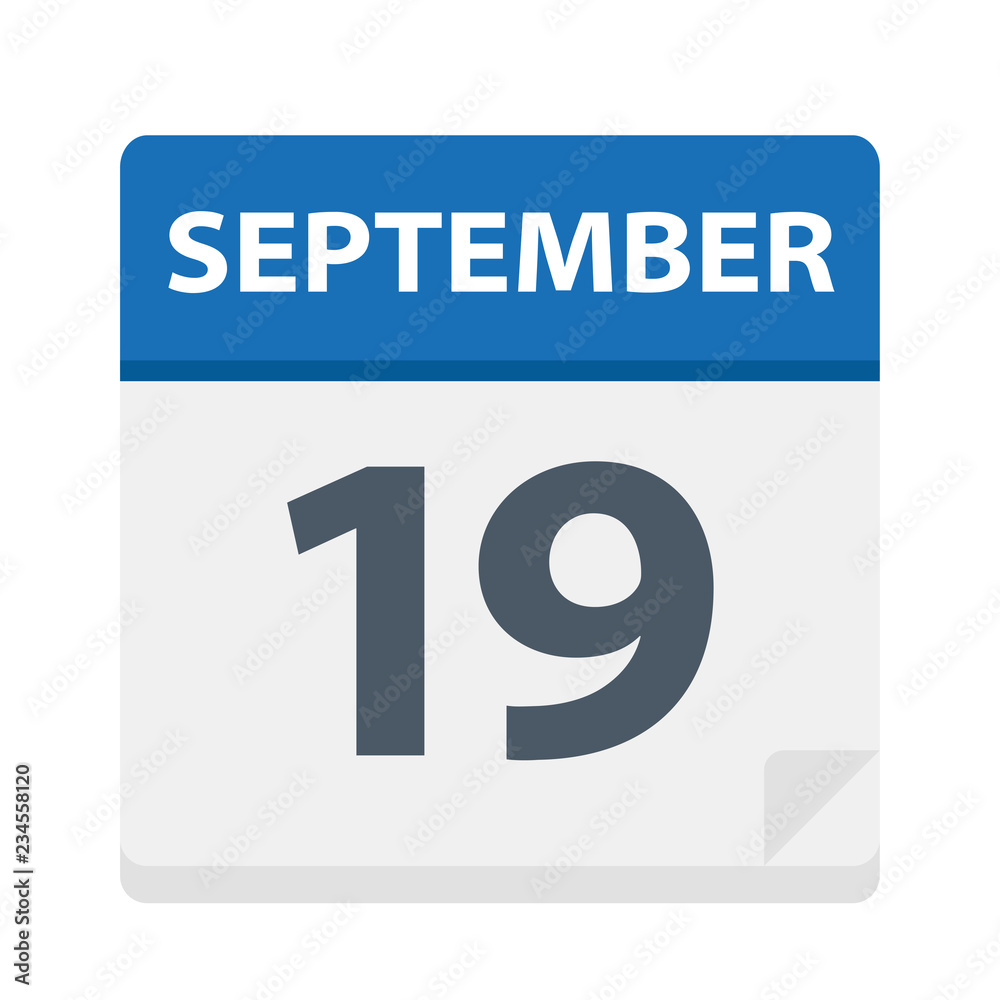 September 19 - Calendar Icon September 19 - Calendar Icon