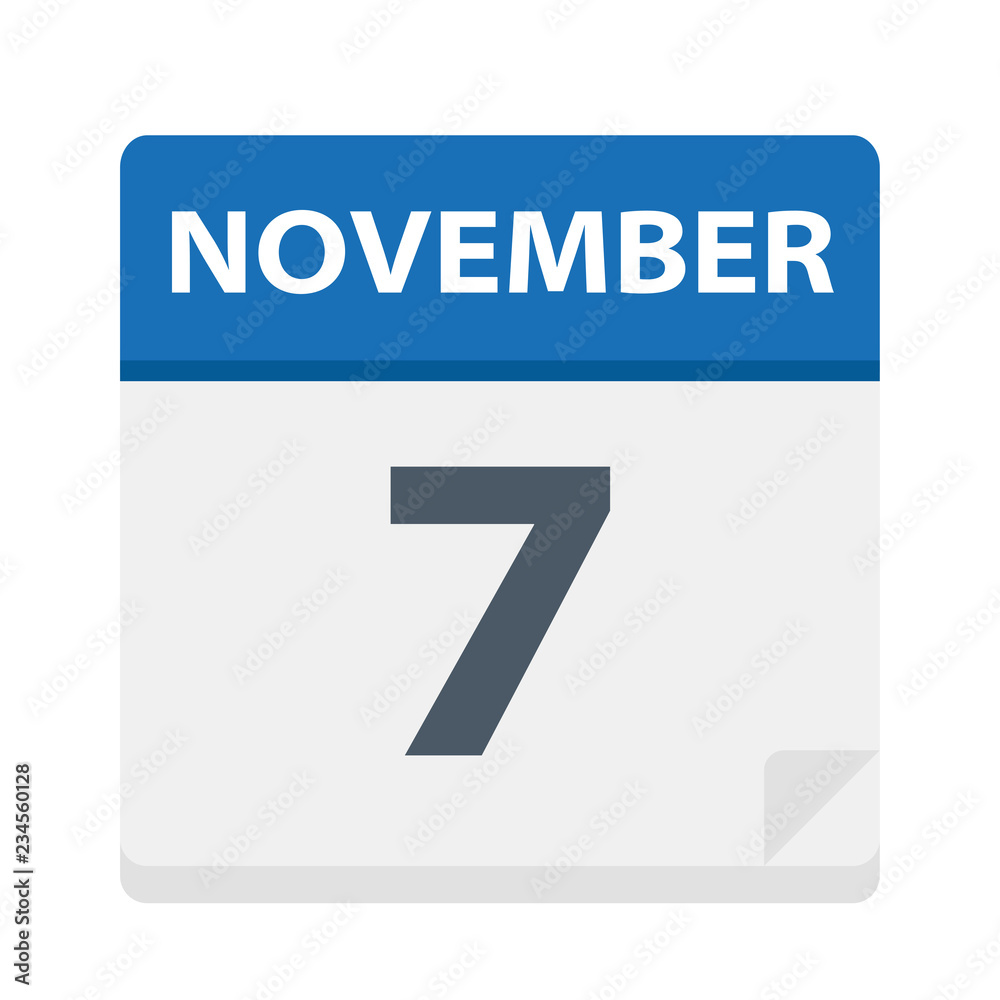 November 7 - Calendar Icon November 7 - Calendar Icon