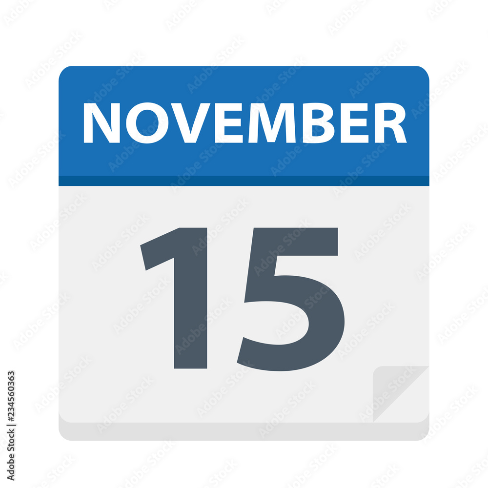 November 15 - Calendar Icon