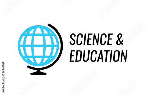 Table Globe isolated on whi...