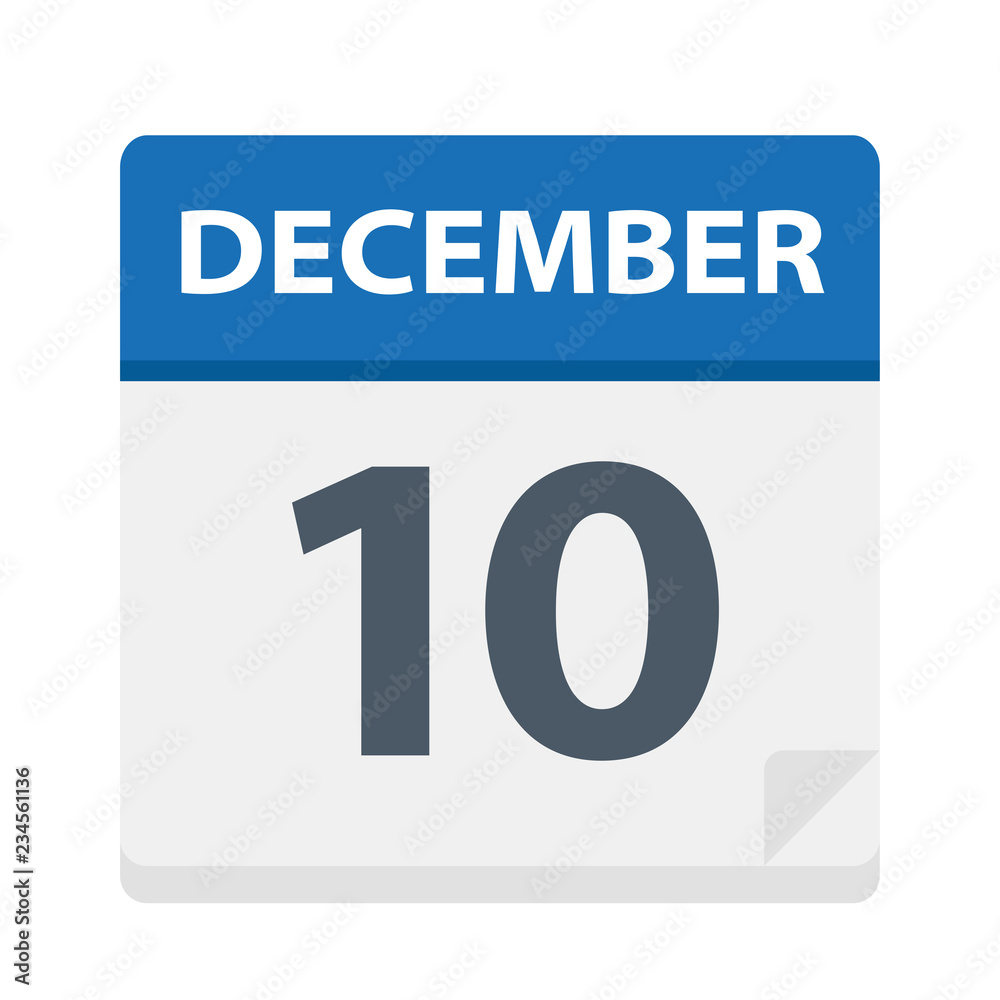 December 10 - Calendar Icon December 10 - Calendar Icon