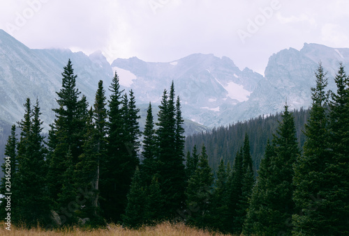Distant mountains