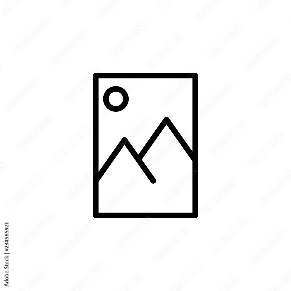 Gallery sign icon. Outline icon on white background. Gallery sign Silhouette. Web site, page and mobile app design vector element. Gallery sign icon. Outline icon on white background. Gallery sign Silhouette. Web site, page and mobile app design vector element.
