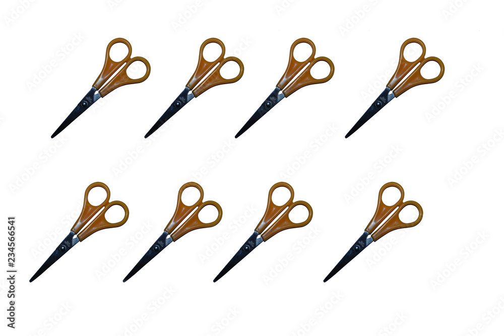 Naklejka premium scissors isolated on white background