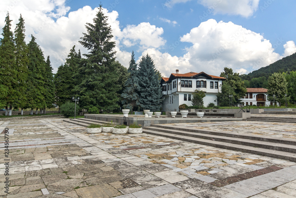 Old traditional Bulgarian school in historic town of Kalofer, Plovdiv Region, Bulgaria Old traditional Bulgarian school in historic town of Kalofer, Plovdiv Region, Bulgaria