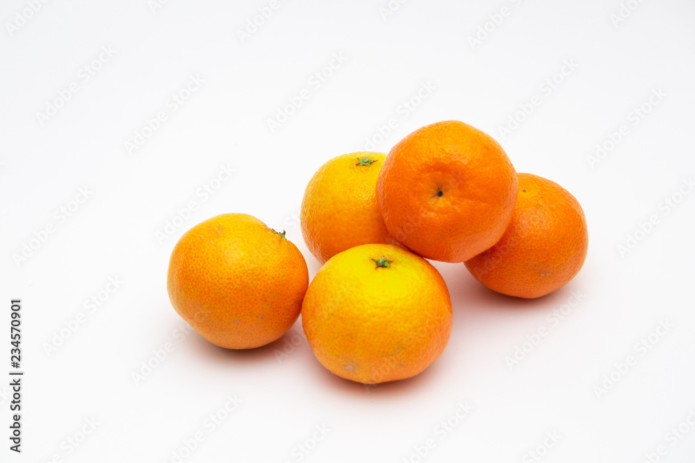 fresh mandarin oranges fruit on white background fresh mandarin oranges fruit on white background