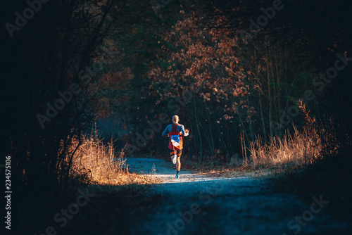 Fotografija Professional Athlete on Cross Country championship