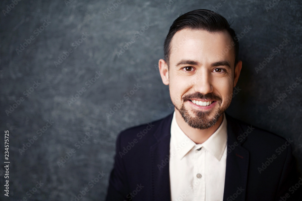 Portrait of a handsome man. Portrait of a handsome man.