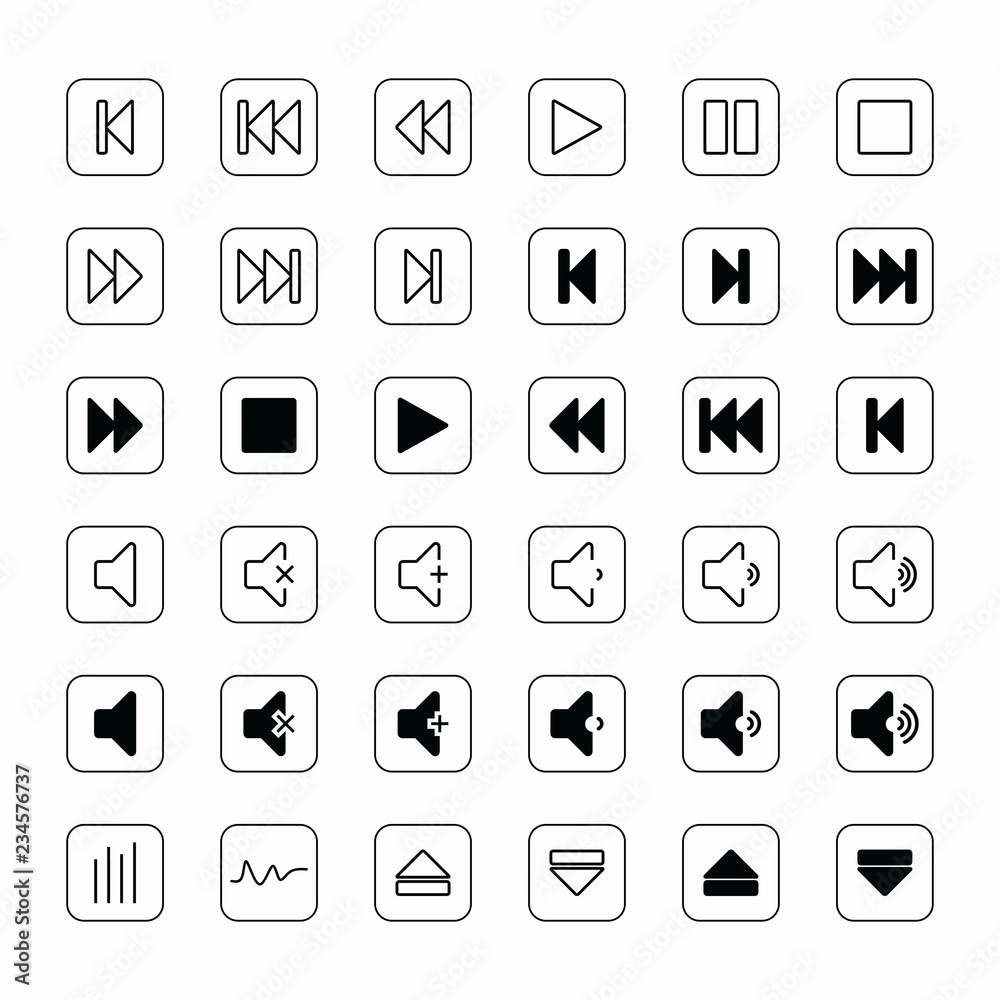 Universal Outline Icons For Web and Mobile Universal Outline Icons For Web and Mobile