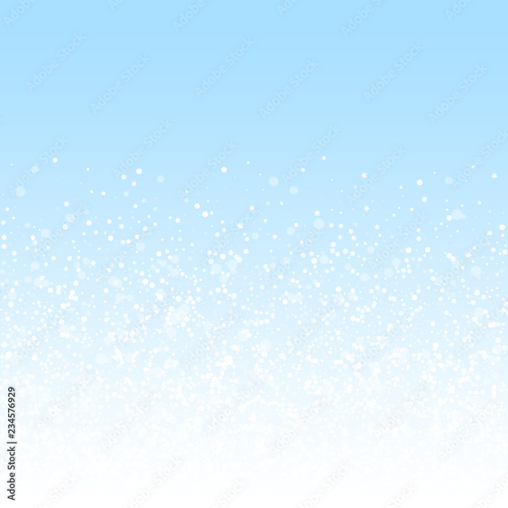 Magic stars Christmas background. Subtle flying sn Magic stars Christmas background. Subtle flying sn