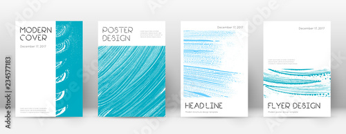Cover page design template. Minimal brochure layou